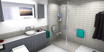 3D mobility bathroom design