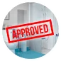 Approval stamp