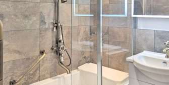 Mobility bathroom and shower