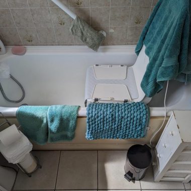 BEFORE: Bathroom prior to conversion