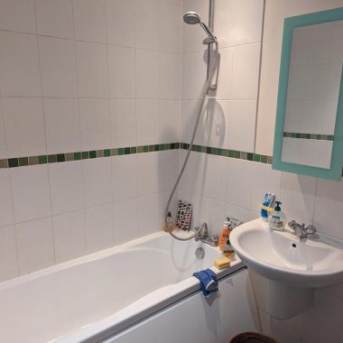 BEFORE: Bathroom prior to conversion