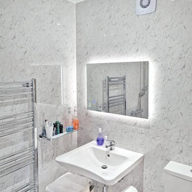 AFTER: Renovated mobility wet room