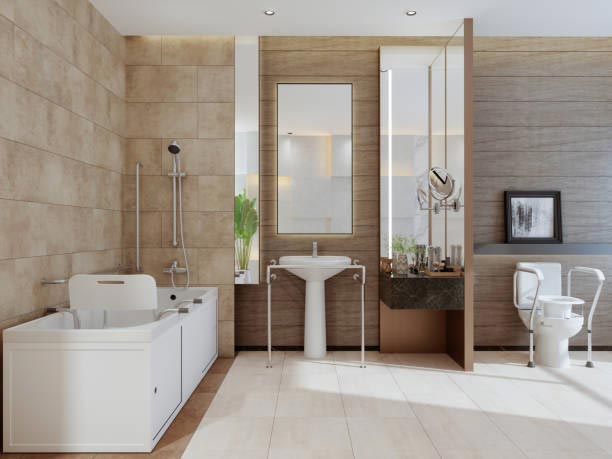 A modern mobility bathroom design
