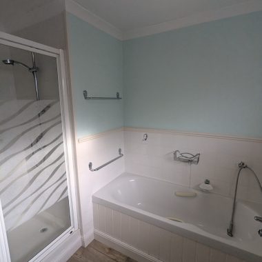 Image showing accessible bathroom renovation before