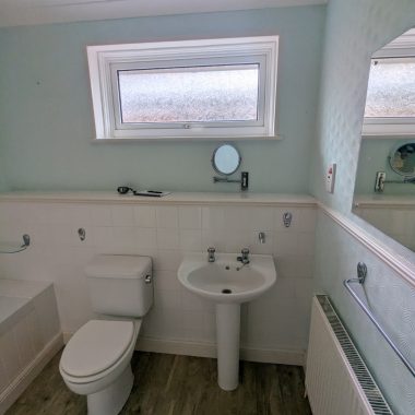 Image showing accessible bathroom renovation before
