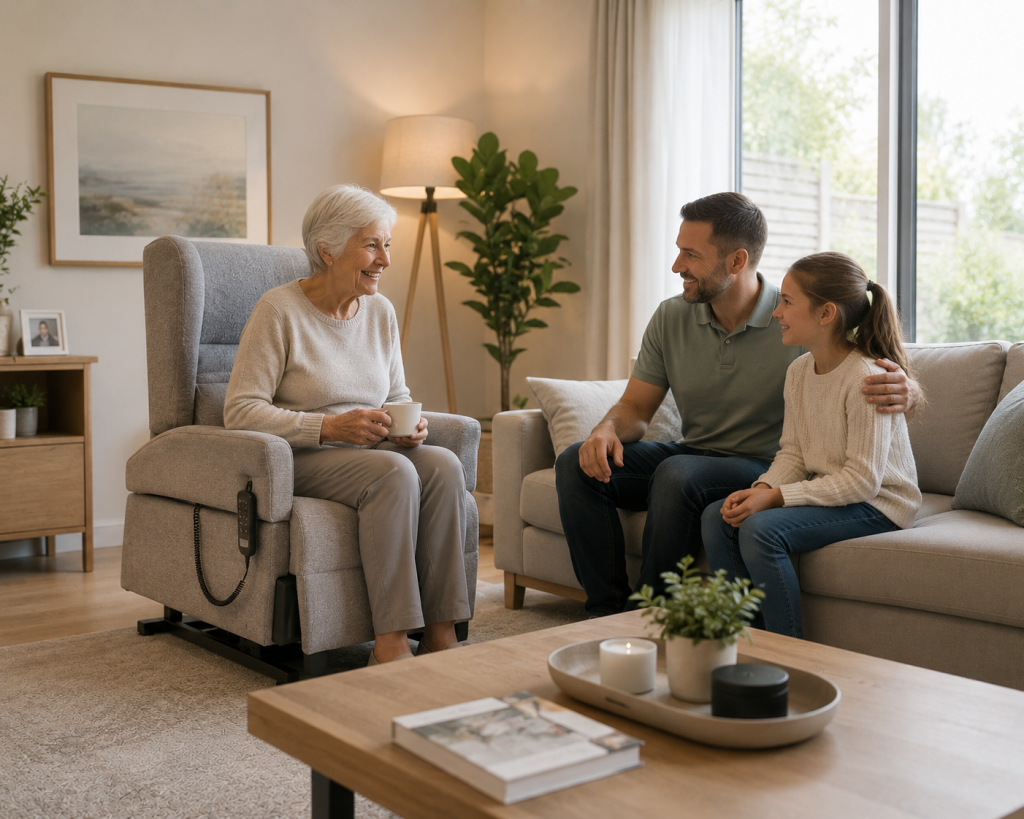 Concerned family and friends for loved ones struggling with mobility 