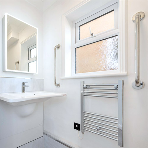 Image showing accessible bathroom renovation after