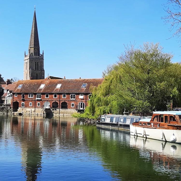 abingdon-view-750 A view of a church and the river in Abingdon