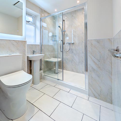 Case study after image of accessible bathroom